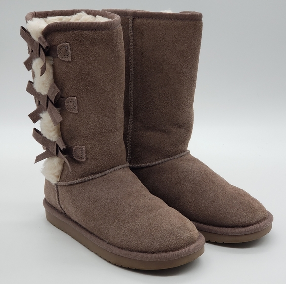 Koolaburra by UGG Victoria Bows - Tall boots Cinder Size 2 - Picture 6 of 12